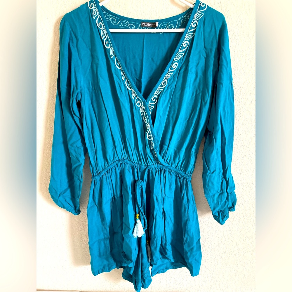 Earthbound blue romper